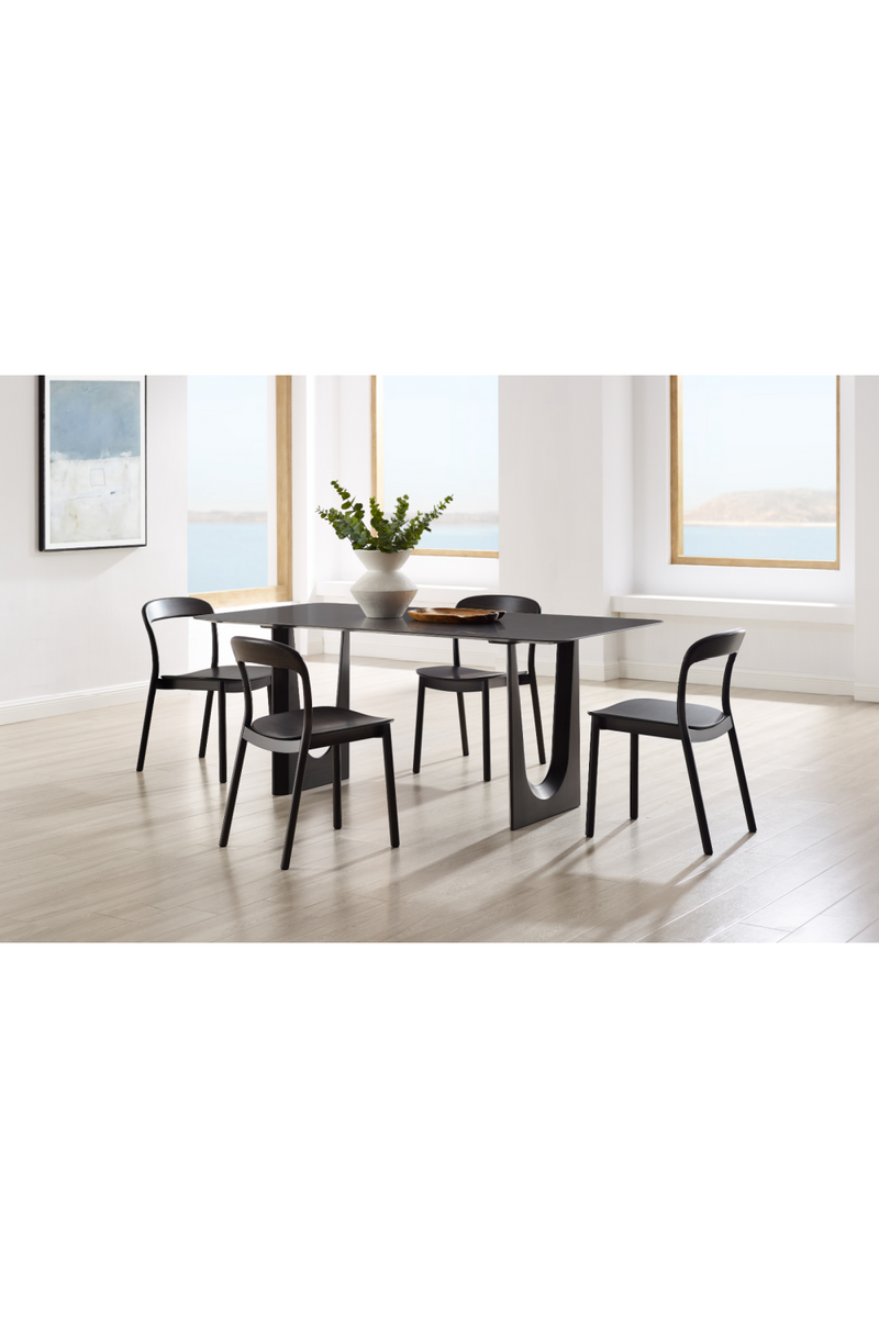 Solid Bamboo Modern Dining Table | Greenington Hanna | Woodfurniture.com