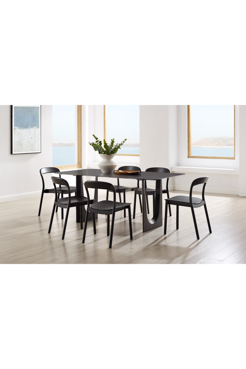 Solid Bamboo Modern Dining Table | Greenington Hanna | Woodfurniture.com