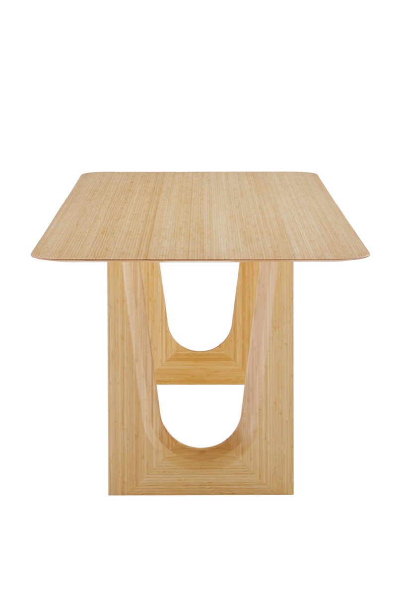 Solid Bamboo Modern Dining Table | Greenington Hanna | Woodfurniture.com