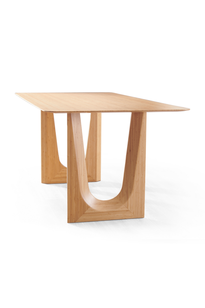 Solid Bamboo Modern Dining Table | Greenington Hanna | Woodfurniture.com