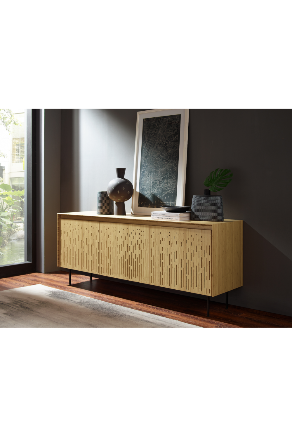 Laser-Cut Door Console | Greenington Hanna | Woodfurniture.com