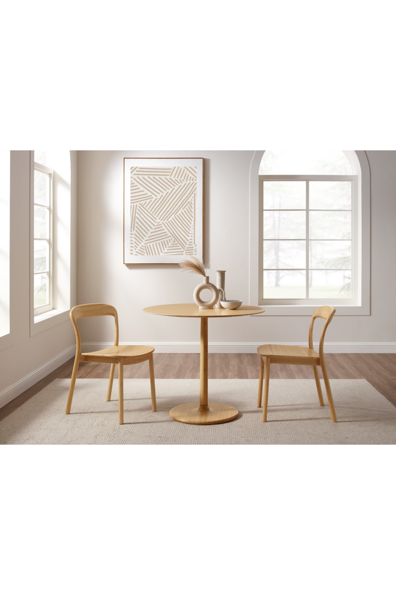 Bamboo Open-Framed Dining Chair (Set of 2) | Greenington Hanna | Woodfurniture.com