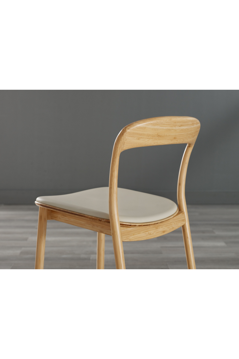 Bamboo Open-Framed Dining Chair (Set of 2) | Greenington Hanna | Woodfurniture.com