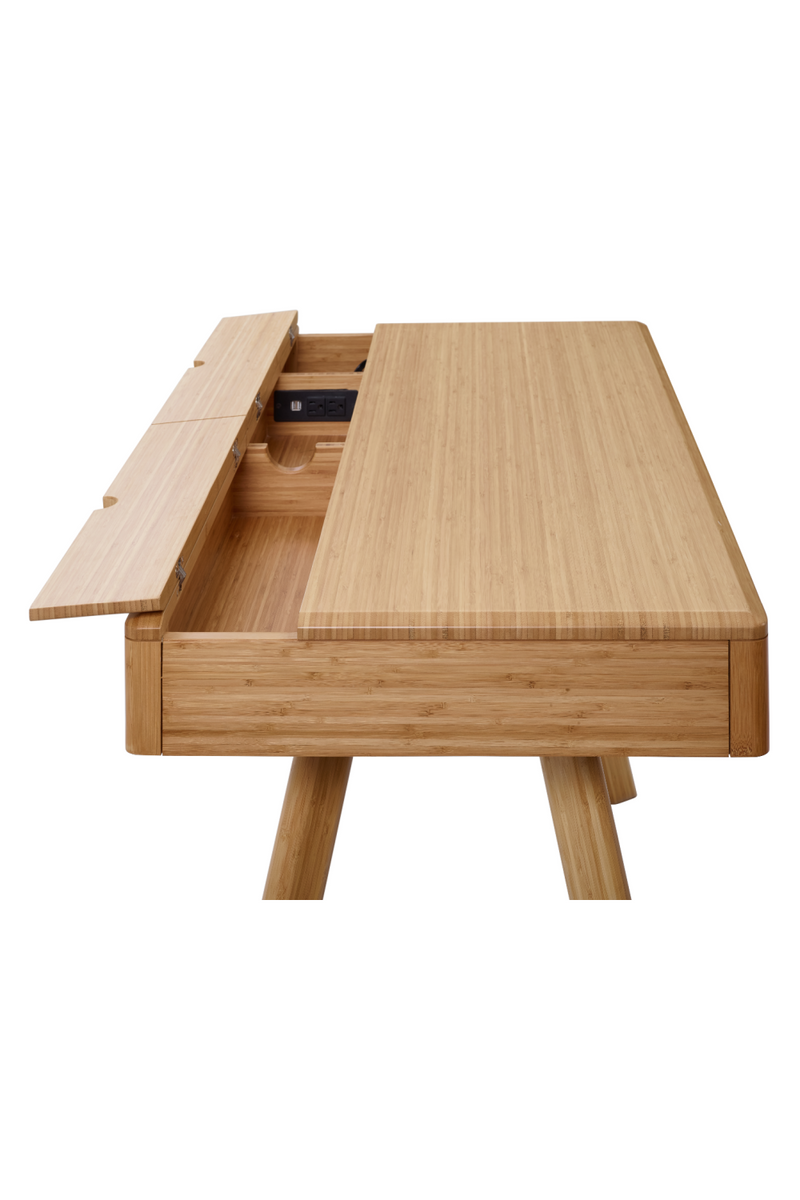 Modern Bamboo 2-Drawer Desk | Greenington Jasmine | Woodfurniture.com