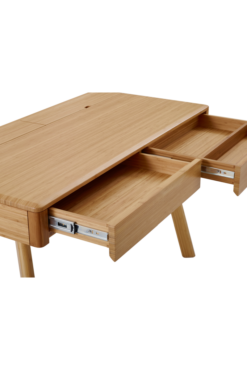 Modern Bamboo 2-Drawer Desk | Greenington Jasmine | Woodfurniture.com