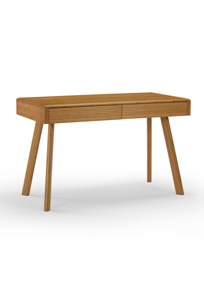 Modern Bamboo 2-Drawer Desk | Greenington Jasmine | Woodfurniture.com