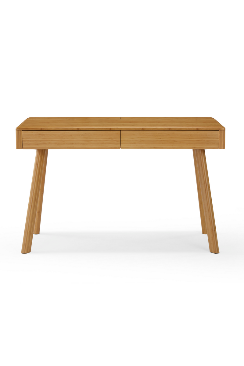 Modern Bamboo 2-Drawer Desk | Greenington Jasmine | Woodfurniture.com