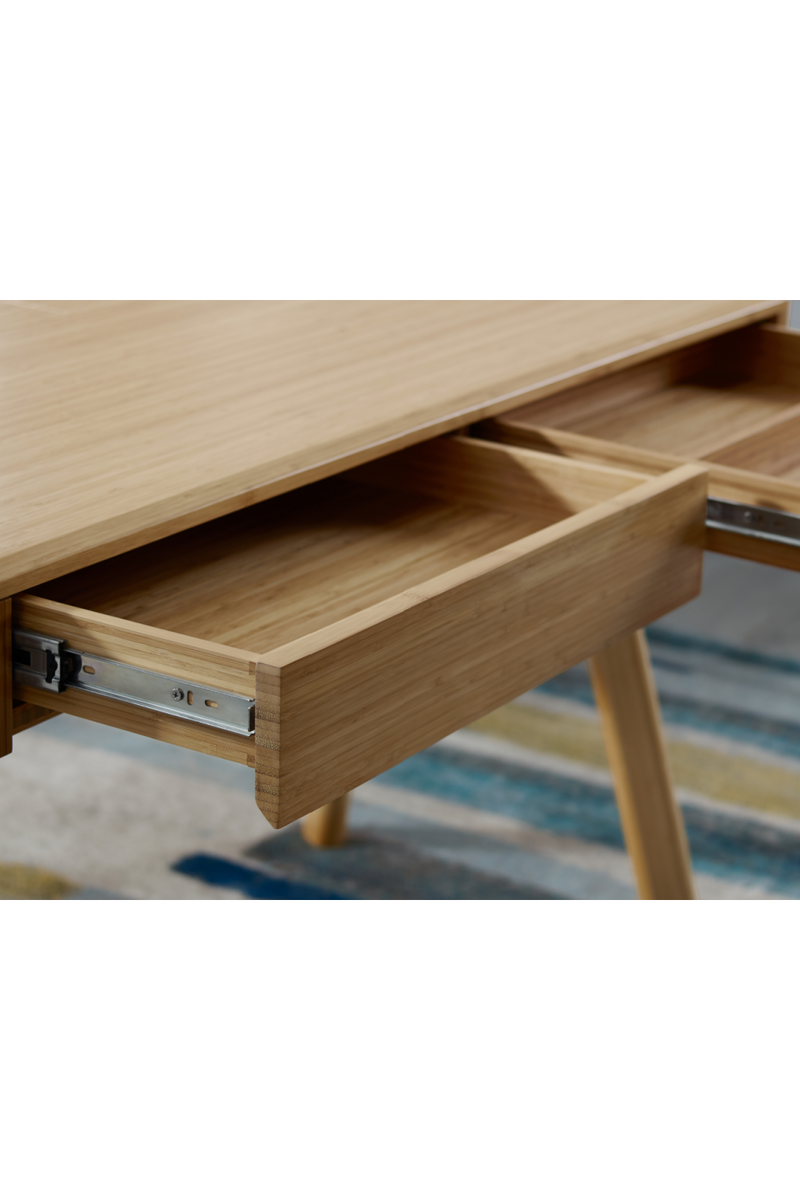 Modern Bamboo 2-Drawer Desk | Greenington Jasmine | Woodfurniture.com