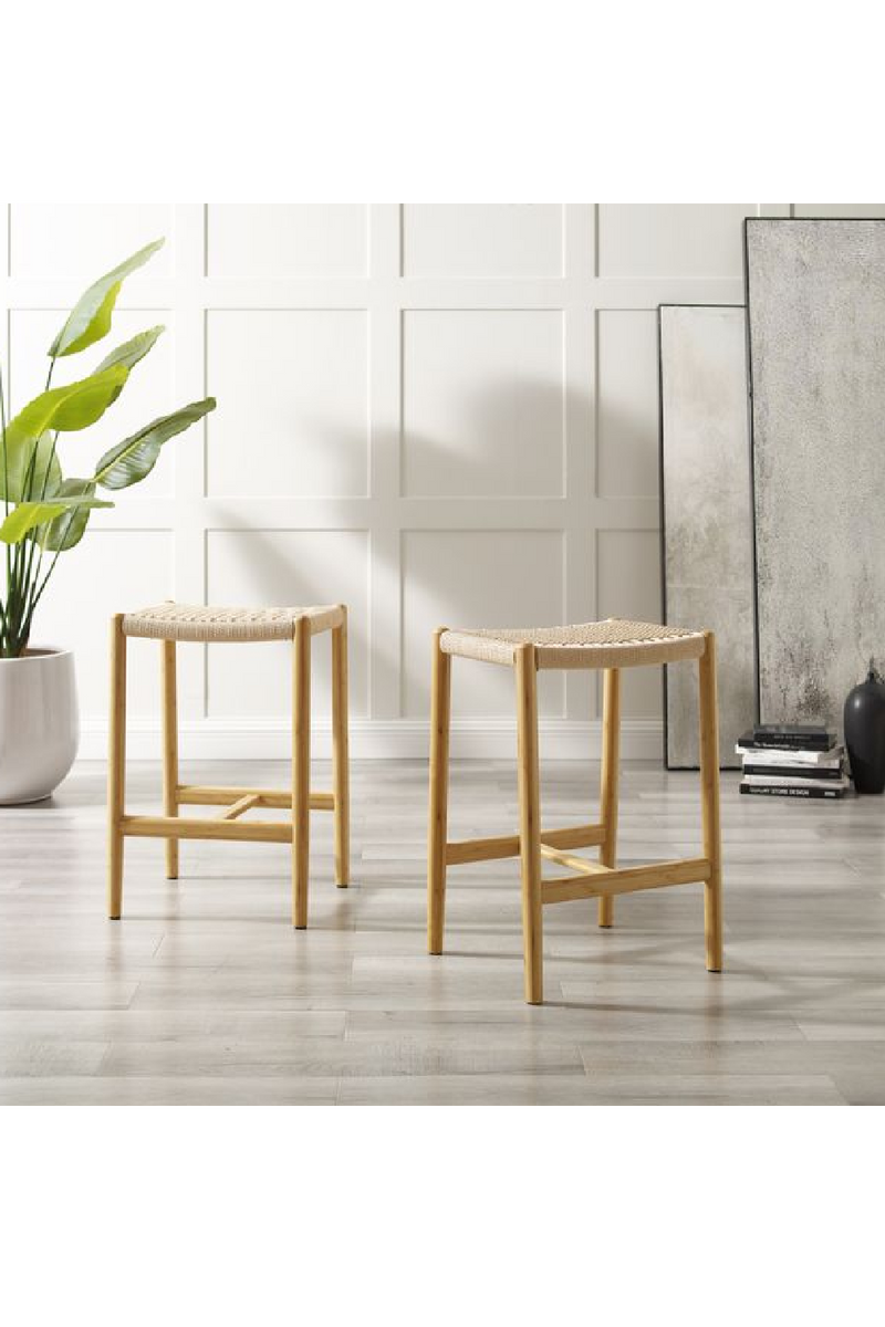 Cord Seat Counter Stool | Greenington Leif | Woodfurniture.com