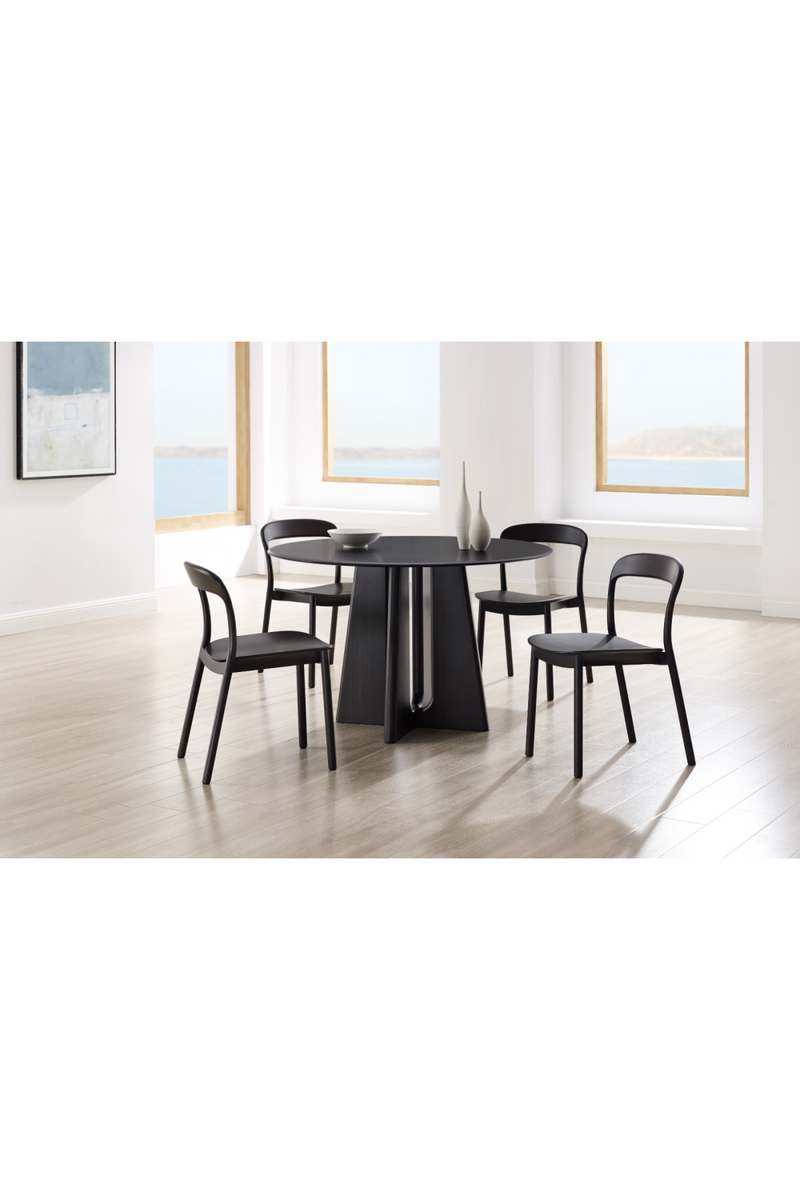 Bamboo Round Dining Table | Greenington Luna | Woodfurniture.com