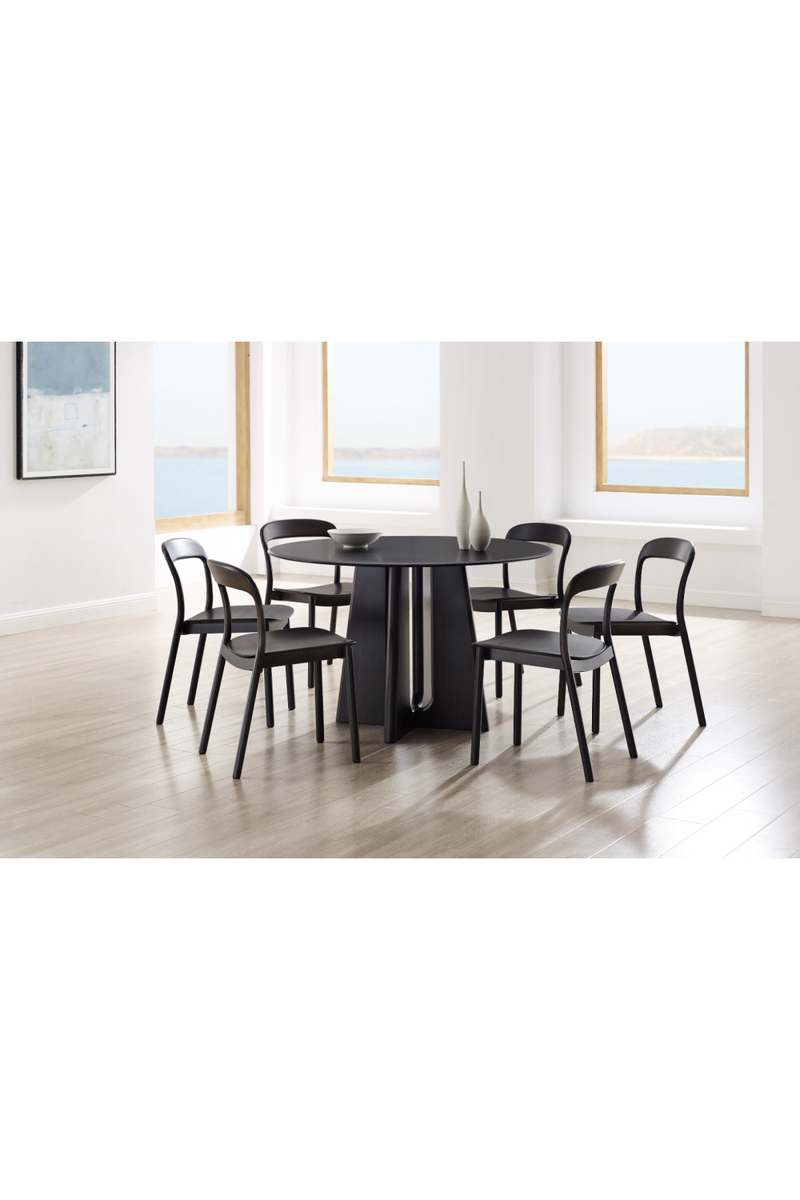 Bamboo Round Dining Table | Greenington Luna | Woodfurniture.com