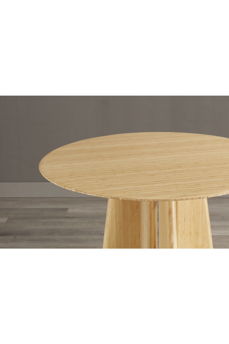 Bamboo Round Dining Table | Greenington Luna | Woodfurniture.com