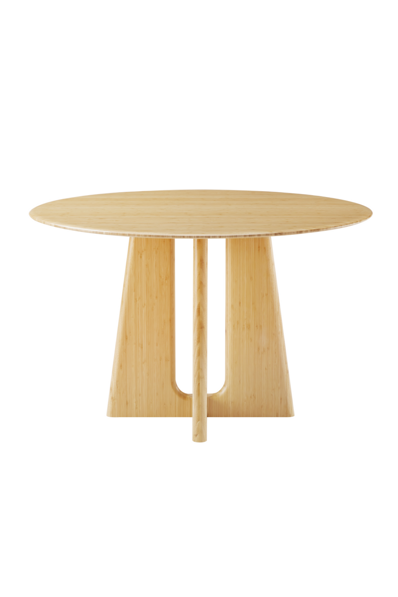 Bamboo Round Dining Table | Greenington Luna | Woodfurniture.com