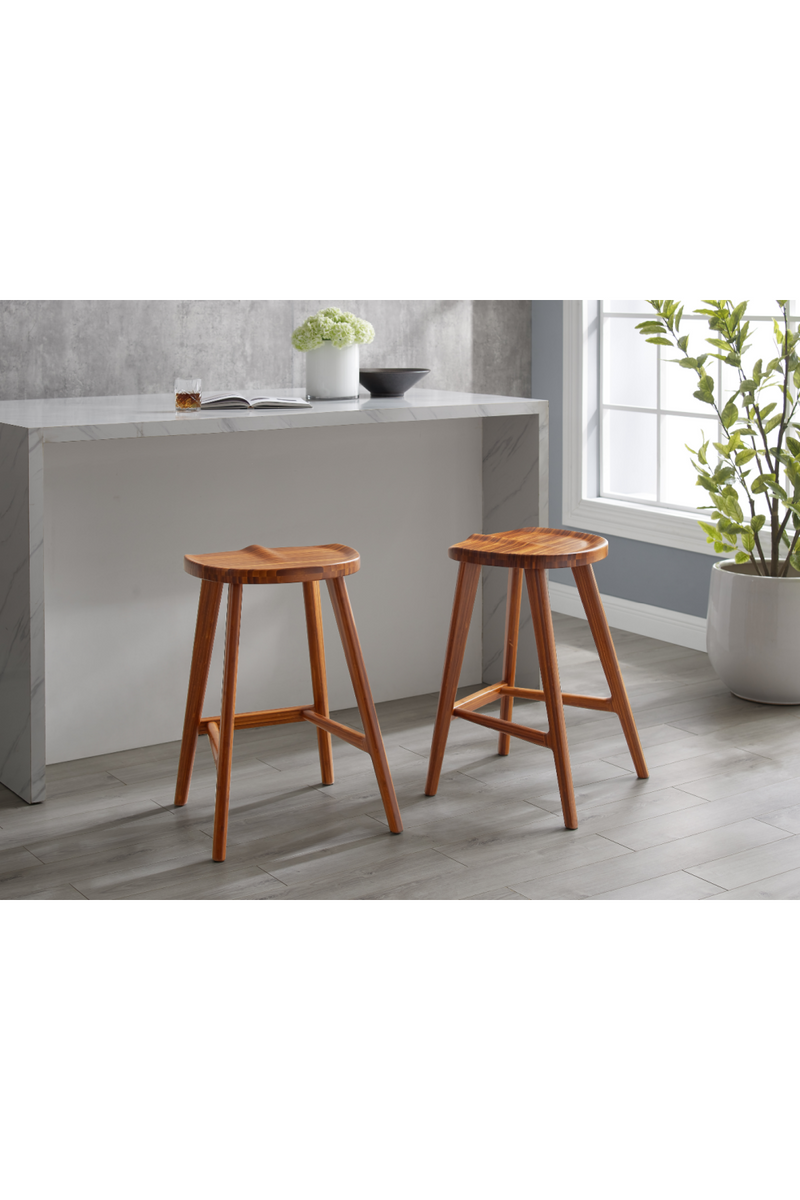 Amber Bamboo Counter Stools (2) | Greenington Max | Woodfurniture.com