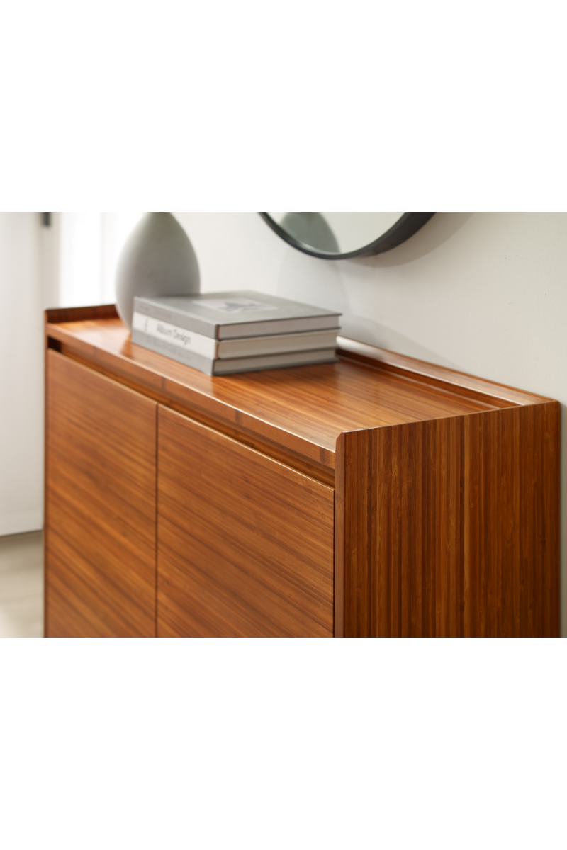 Bamboo Modern 2-Door Console | Greenington Mira | Woodfurniture.com