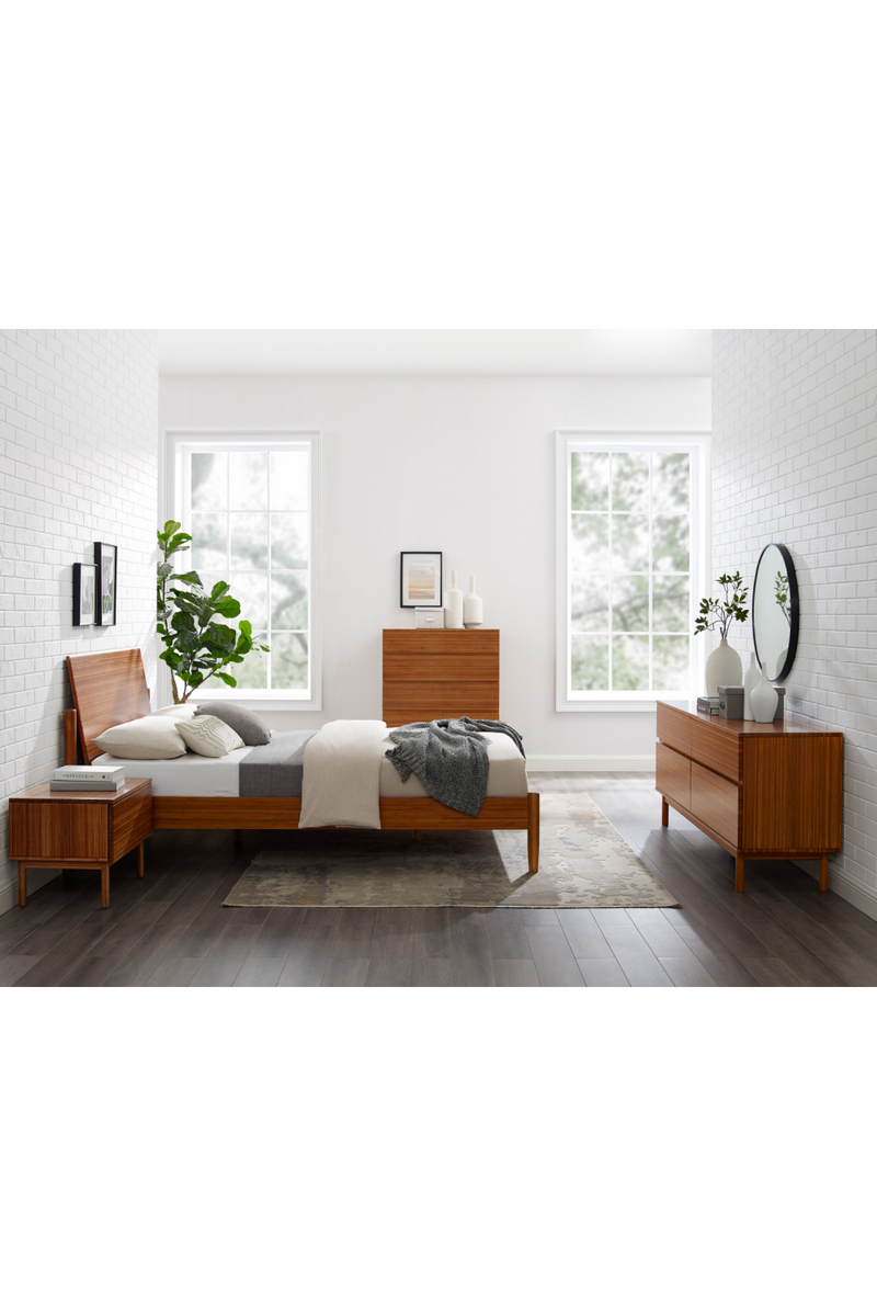 Modern Minimalist Bamboo Platform Bed | Greenington Monterey | Woodfurniture.com