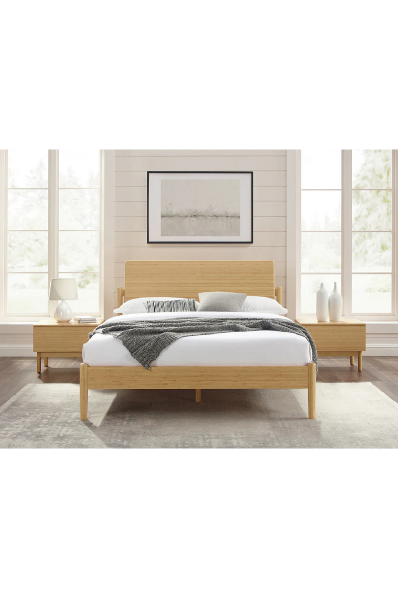 Modern Minimalist Bamboo Platform Bed | Greenington Monterey | Woodfurniture.com