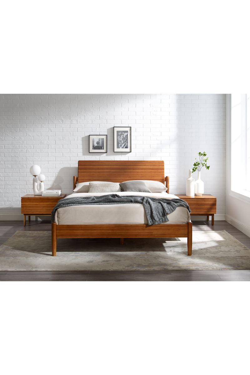 Modern Minimalist Bamboo Platform Bed | Greenington Monterey | Woodfurniture.com