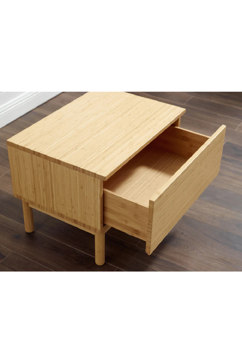 Bamboo Scandinavian 1-Drawer Nightstand | Greenington Monterey | Woodfurniture.com