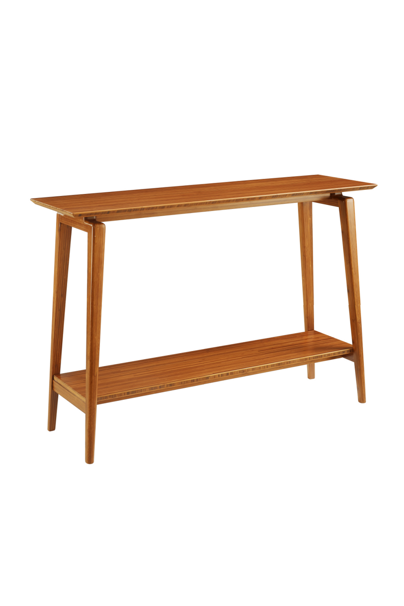 Two-Tiered Bamboo Console Table | Greenington Antares | Woodfurniture.com