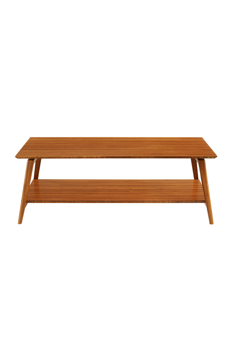 Two-Tiered Bamboo Coffee Table | Greenington Antares | Woodfurniture.com