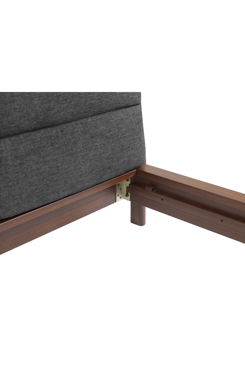 Bamboo Cushioned Bed | Greenington Park Avenue | Woodfurniture.com