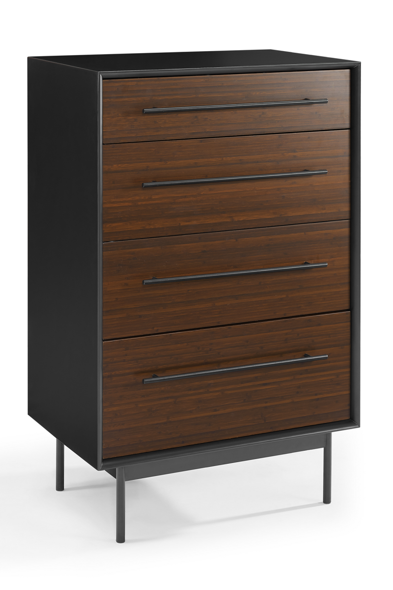 Bamboo Dark High Drawer Chest | Greenington Park Avenue | Woodfurniture.com