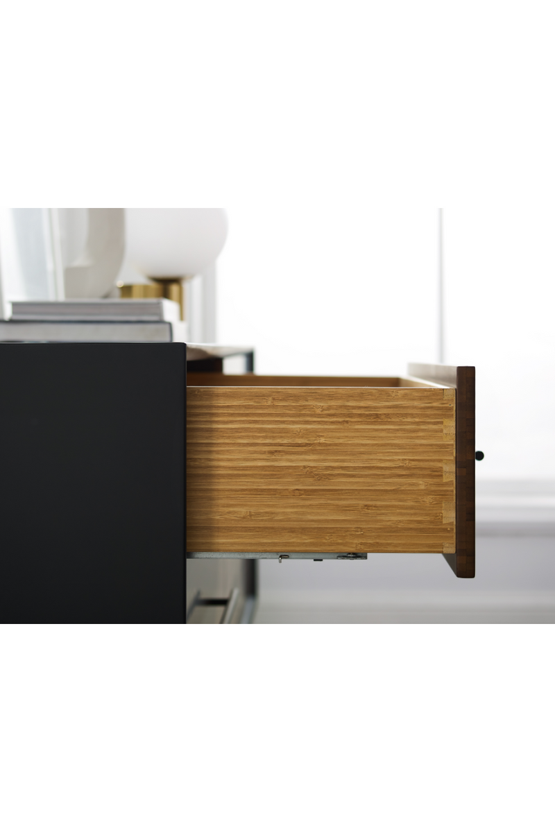 Bamboo Dark High Drawer Chest | Greenington Park Avenue | Woodfurniture.com