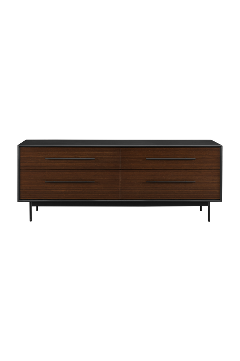 Bamboo Dark High Drawer Chest | Greenington Park Avenue | Woodfurniture.com