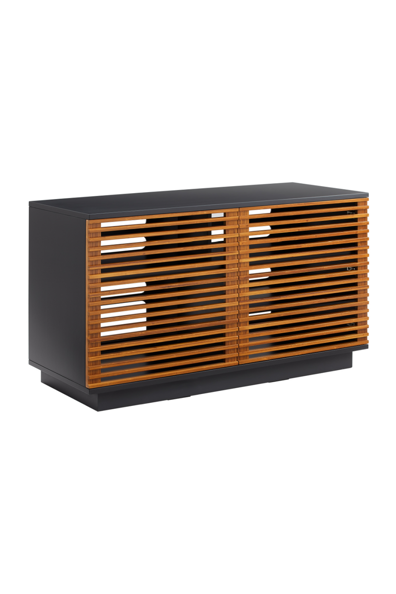 Bamboo 3-Door Media Center | Greenington Rowan | Woodfurniture.com