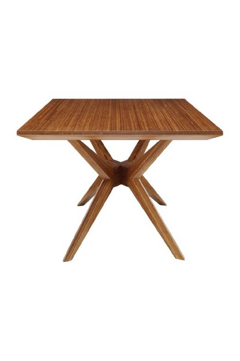 Beveled Bamboo Dining Table | Greenington Sonoma | Woodfurniture.com