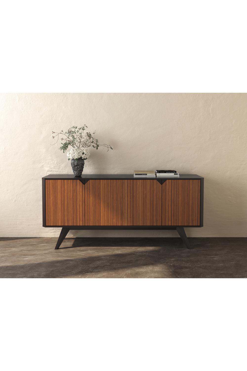 Amber Bamboo 4-Door Sideboard | Greenington Sonoma | Woodfurniture.com