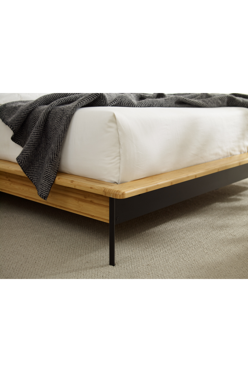 Wheat Bamboo Platform Bed | Greenington Santa Cruz | Woodfurniture.com