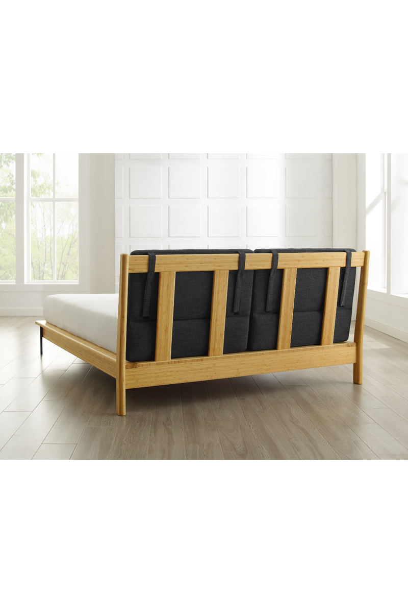 Wheat Bamboo Platform Bed | Greenington Santa Cruz | Woodfurniture.com