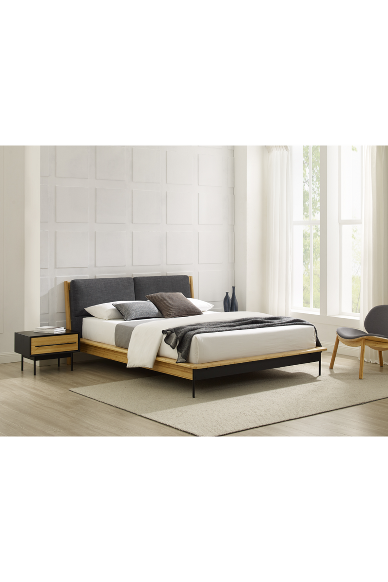 Wheat Bamboo Platform Bed | Greenington Santa Cruz | Woodfurniture.com