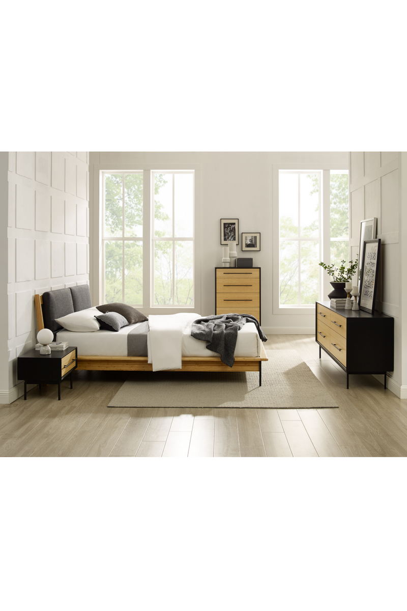 Wheat Bamboo Platform Bed | Greenington Santa Cruz | Woodfurniture.com