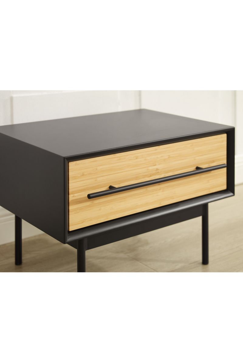 Black-Framed Bamboo Nightstand | Greenington Santa Cruz | Woodfurniture.com