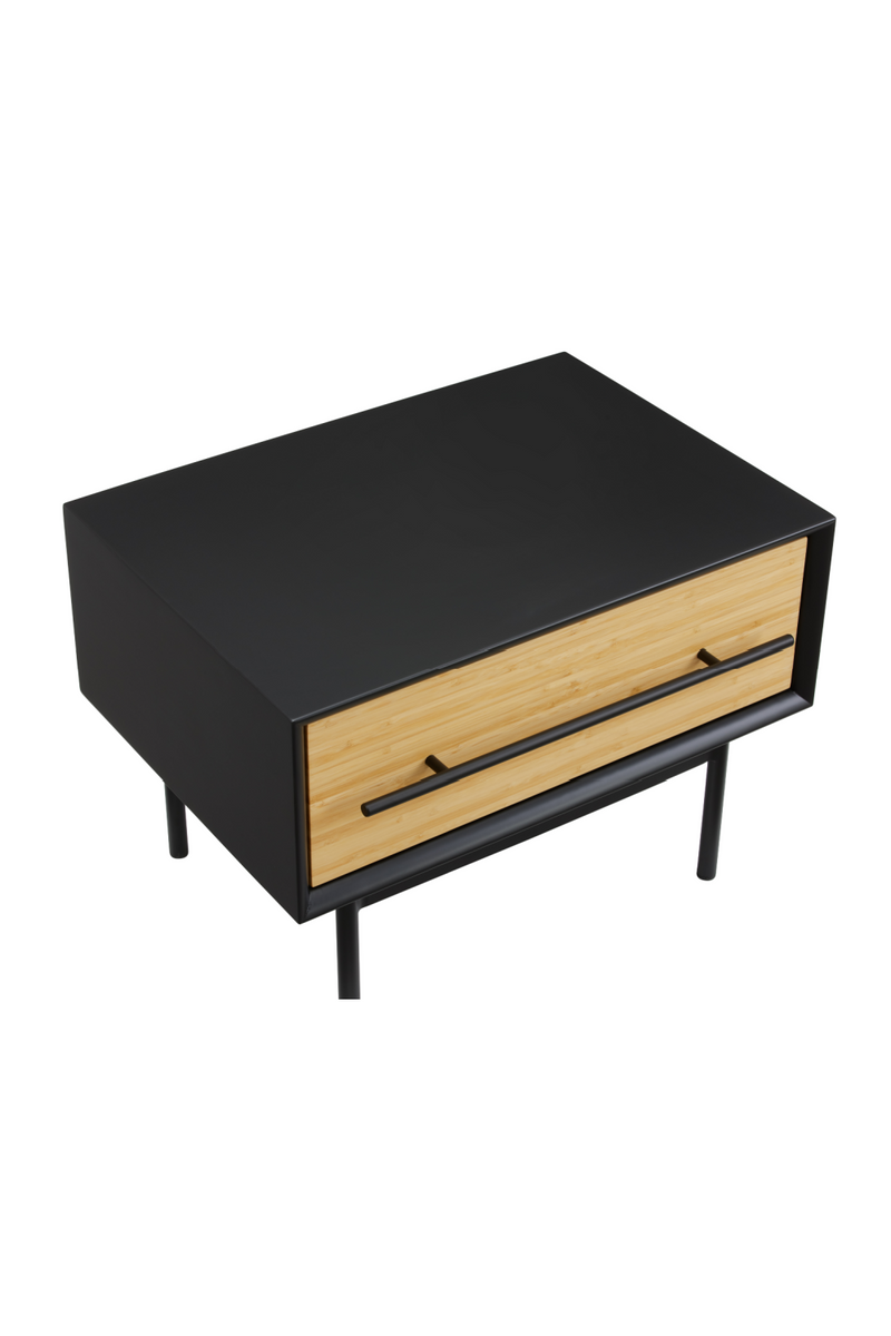 Black-Framed Bamboo Nightstand | Greenington Santa Cruz | Woodfurniture.com