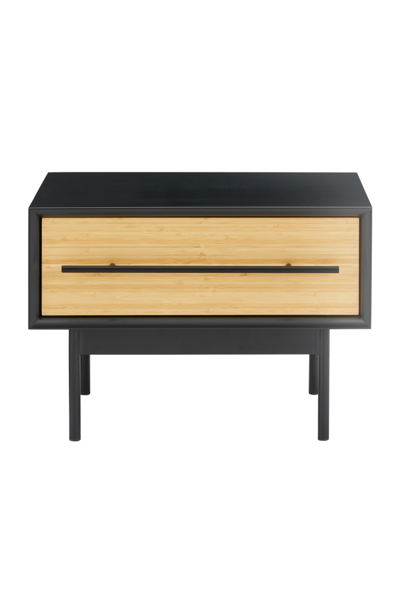 Black-Framed Bamboo Nightstand | Greenington Santa Cruz | Woodfurniture.com