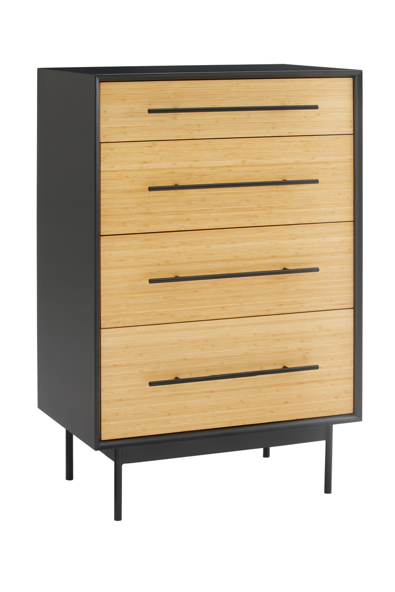 Black Framed Drawer Chest | Greenington Santa Cruz | Woodfurniture.com