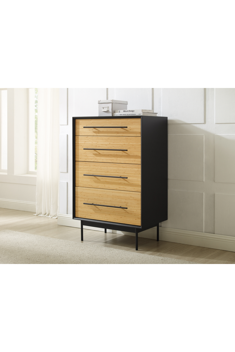 Black Framed Drawer Chest | Greenington Santa Cruz | Woodfurniture.com