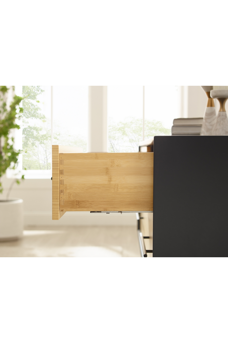 Black Framed Drawer Chest | Greenington Santa Cruz | Woodfurniture.com