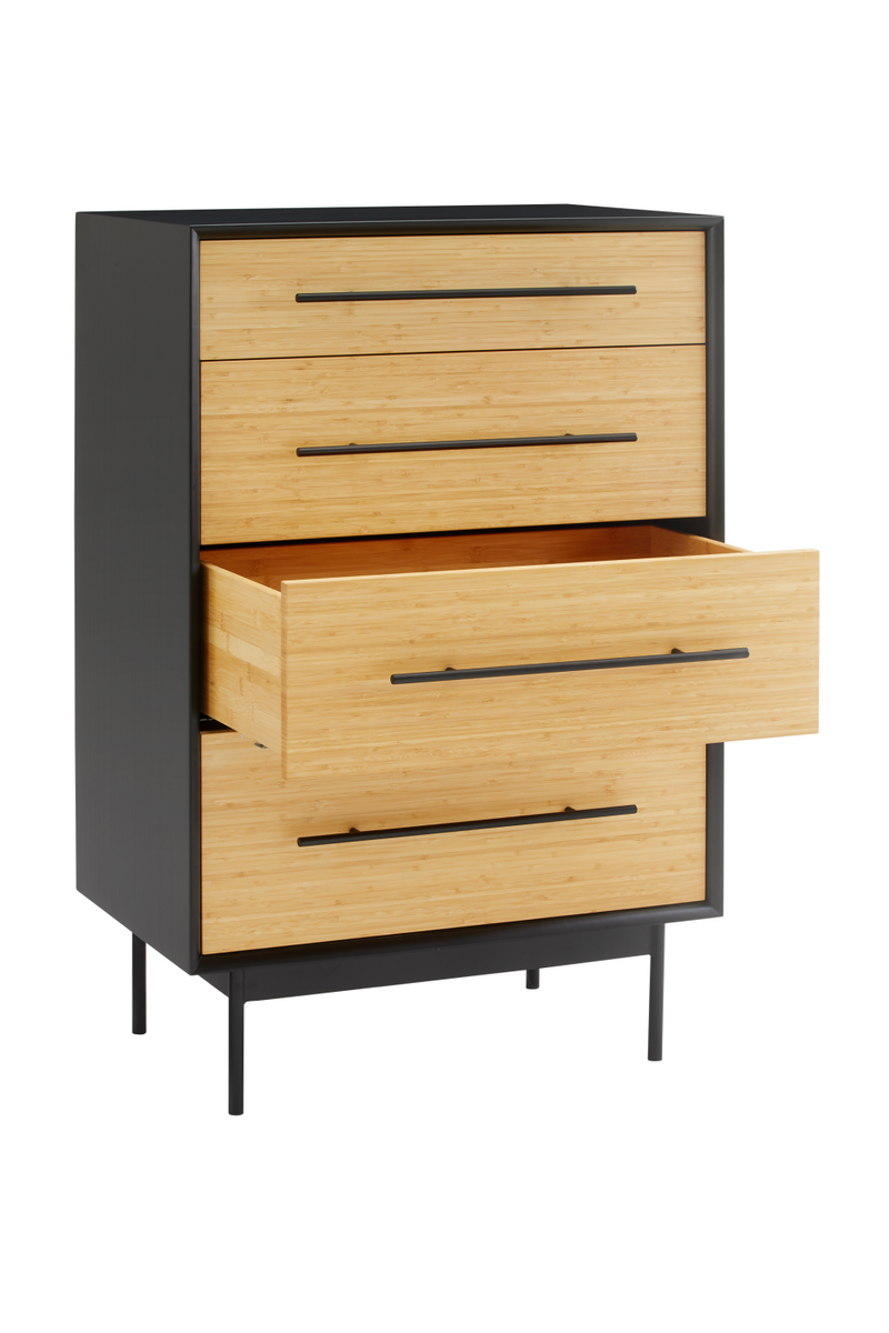 Black Framed Drawer Chest | Greenington Santa Cruz | Woodfurniture.com