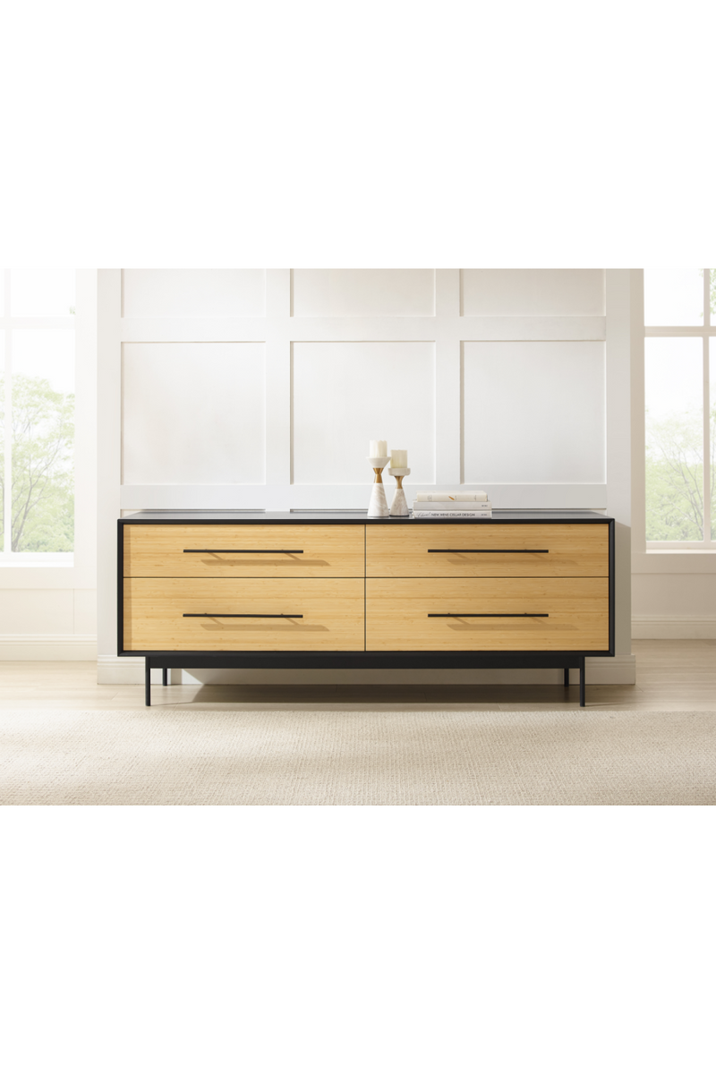 Black Framed Drawer Chest | Greenington Santa Cruz | Woodfurniture.com