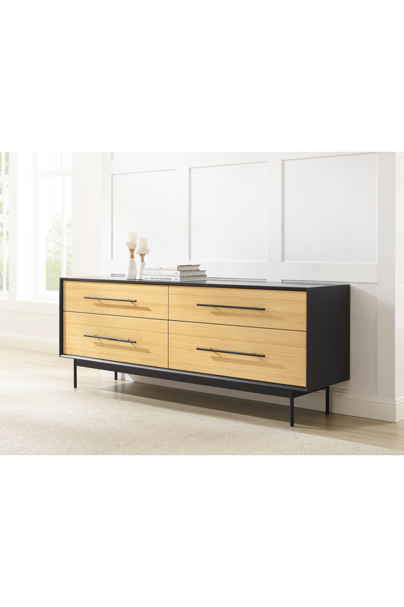 Black Framed Drawer Chest | Greenington Santa Cruz | Woodfurniture.com