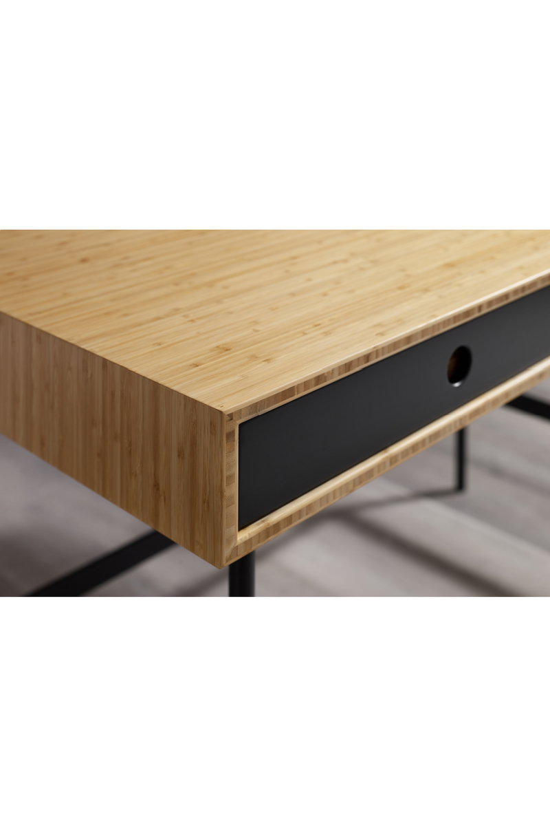 Black 2-Drawer Writing Desk | Greenington Santa Cruz | Woodfurniture.com