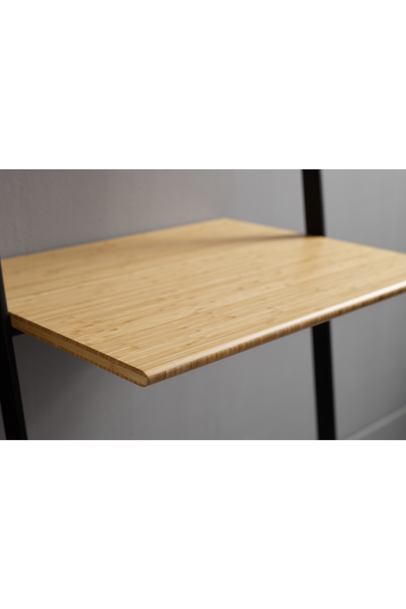 Bamboo Industrial Leaning Desk | Greenington Santa Cruz | Woodfurniture.com