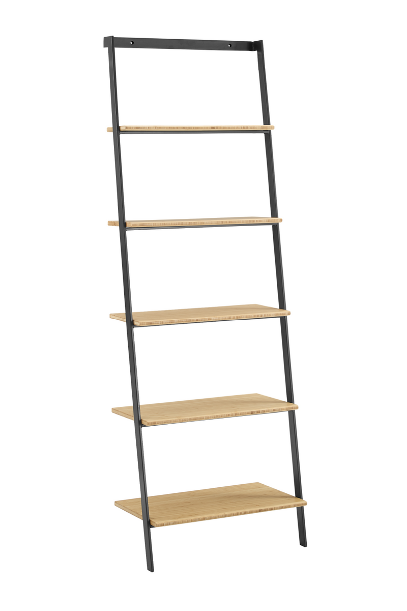 Bamboo Industrial Leaning Shelf | Greenington Santa Cruz | Woodfurniture.com