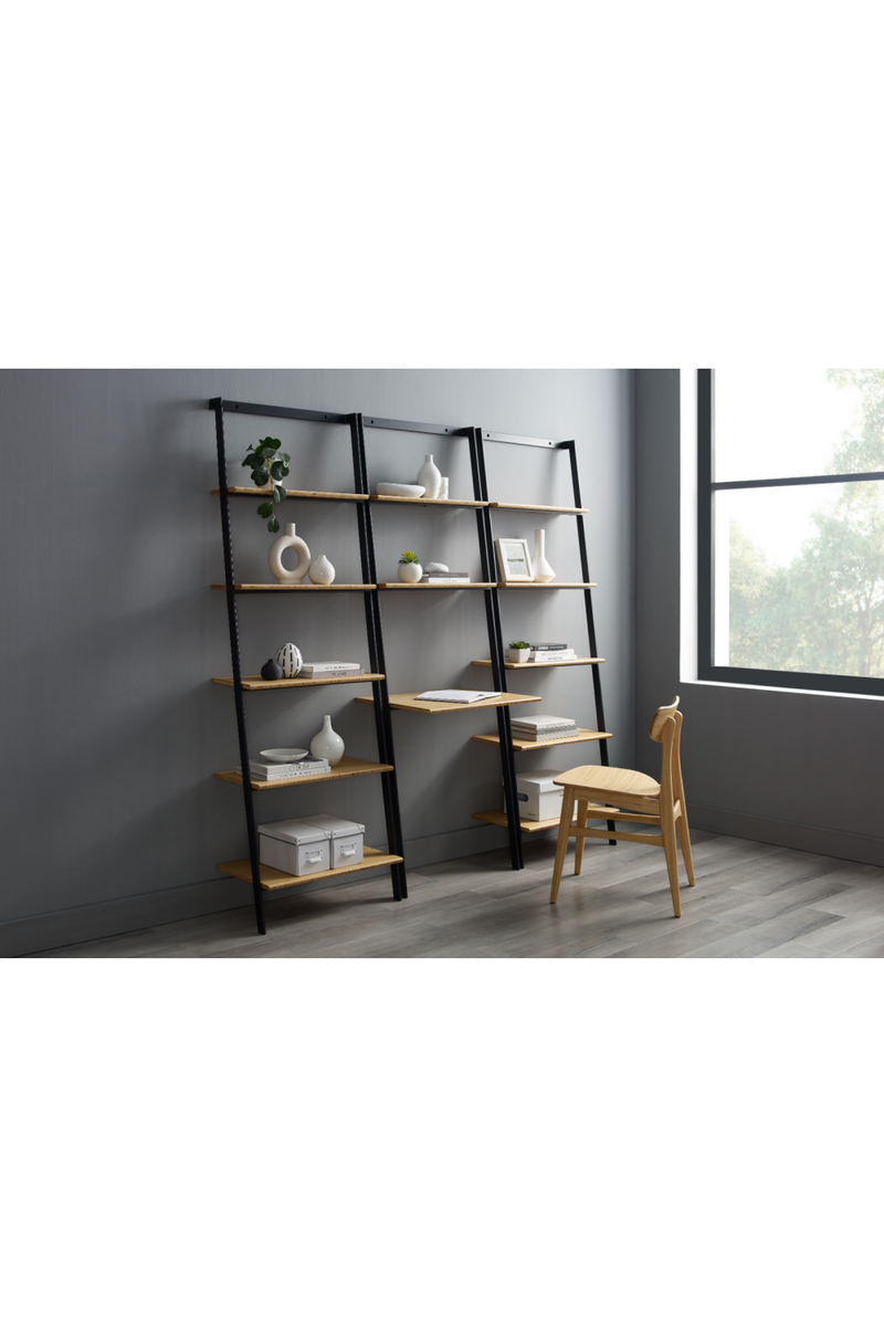 Bamboo Industrial Leaning Shelf | Greenington Santa Cruz | Woodfurniture.com