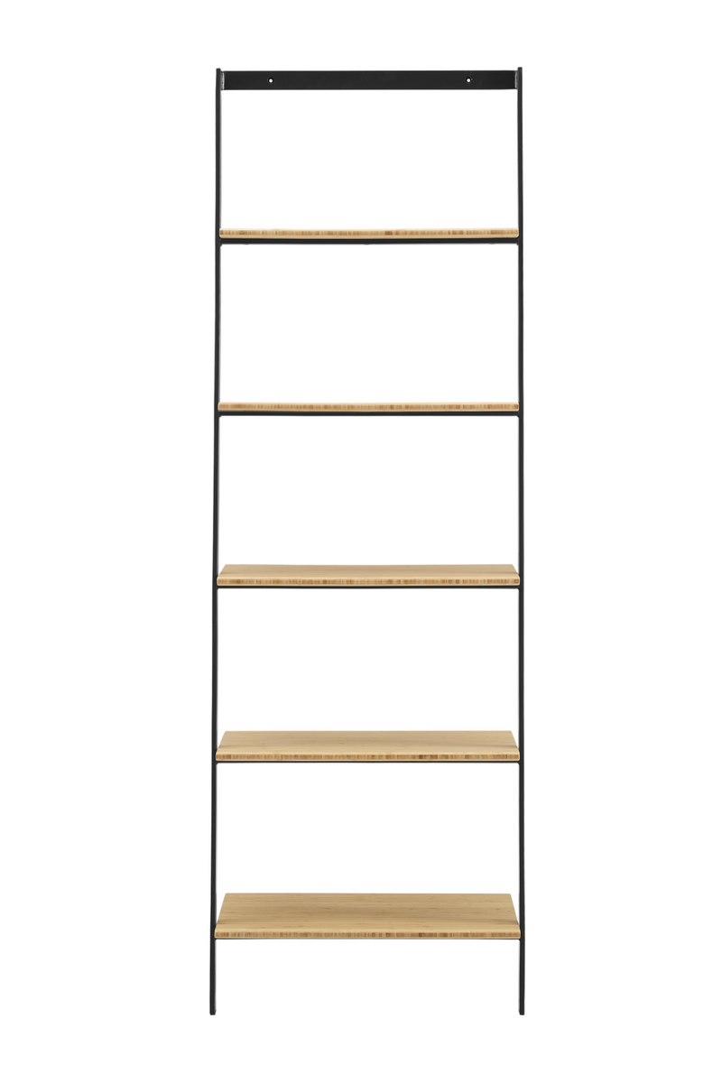 Bamboo Industrial Leaning Shelf | Greenington Santa Cruz | Woodfurniture.com